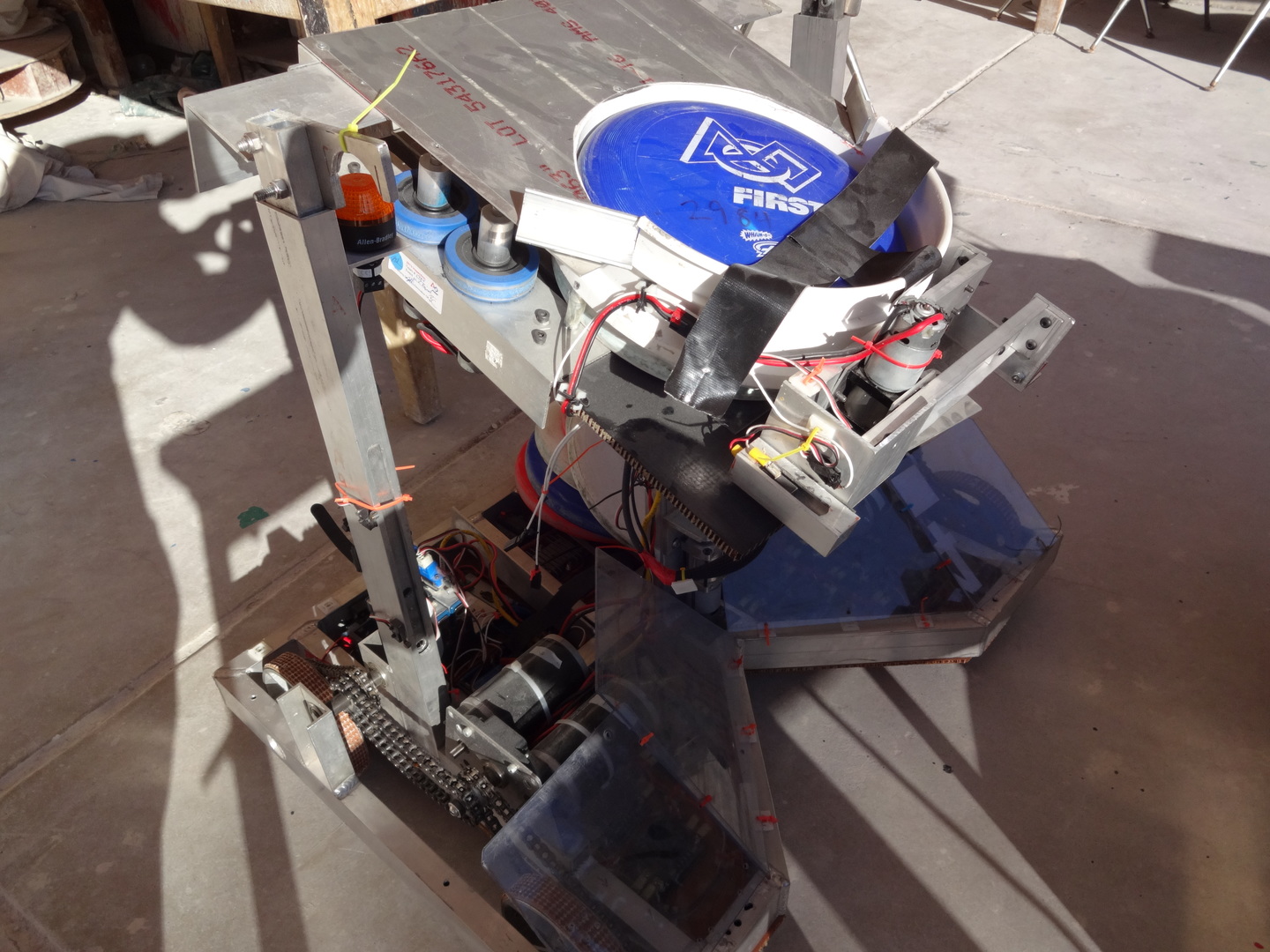 The 2013 Robot after the competitions.