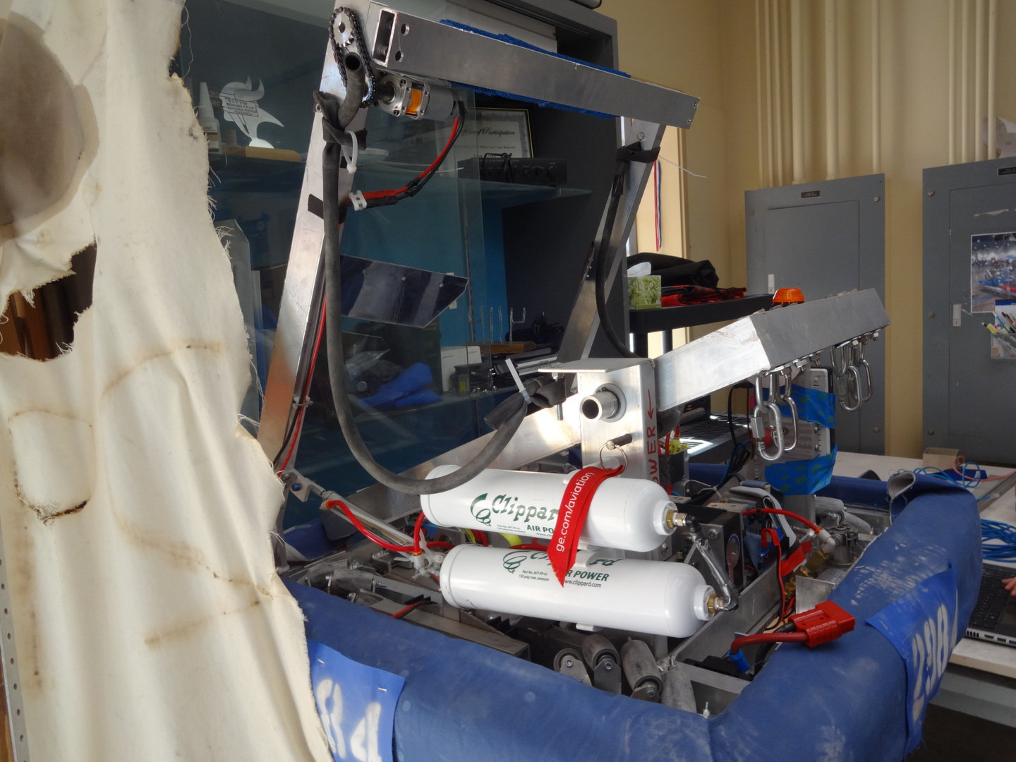 The 2014 Robot after the competitions