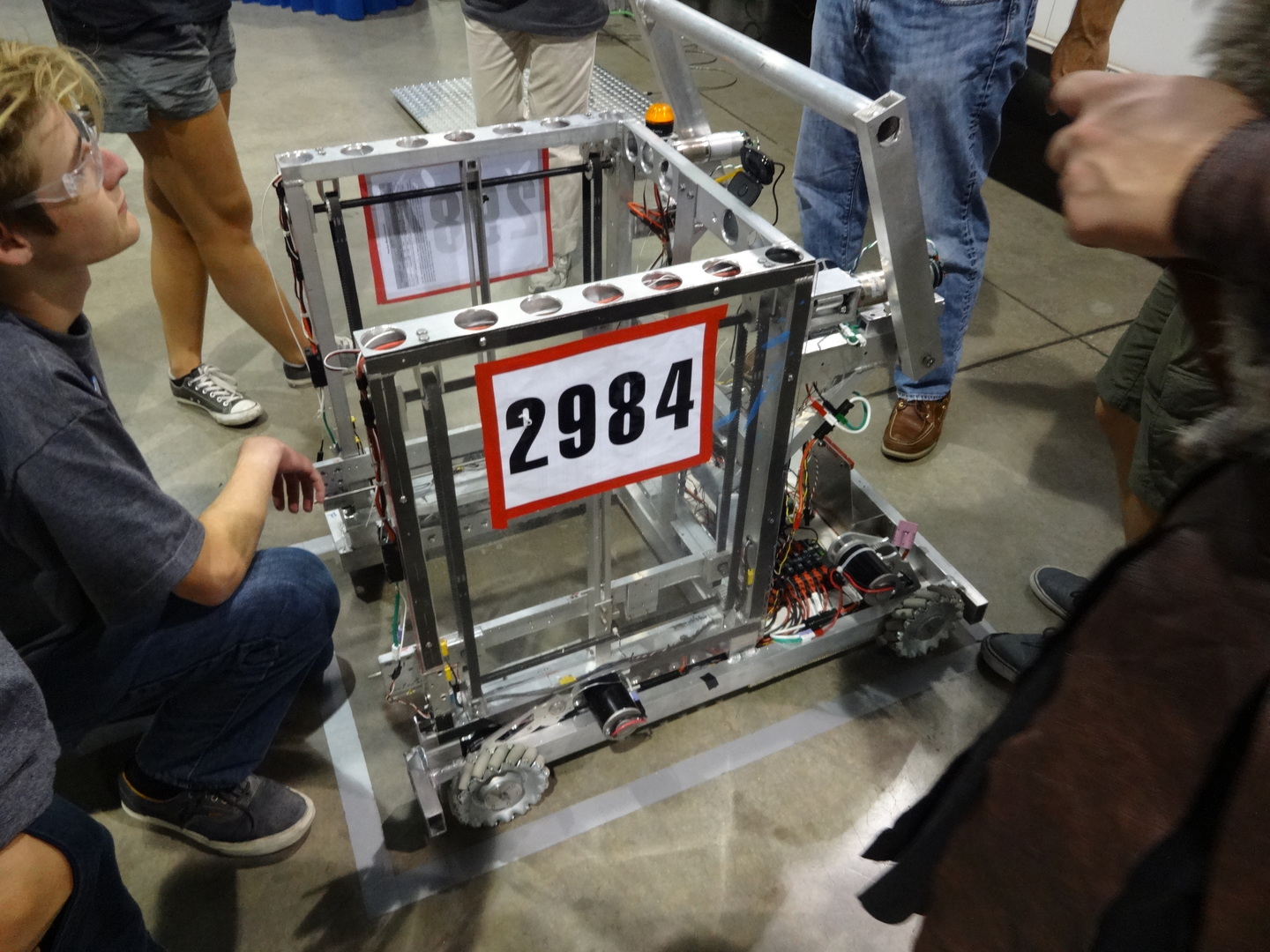 2015 Robot at the beginning of the competition.